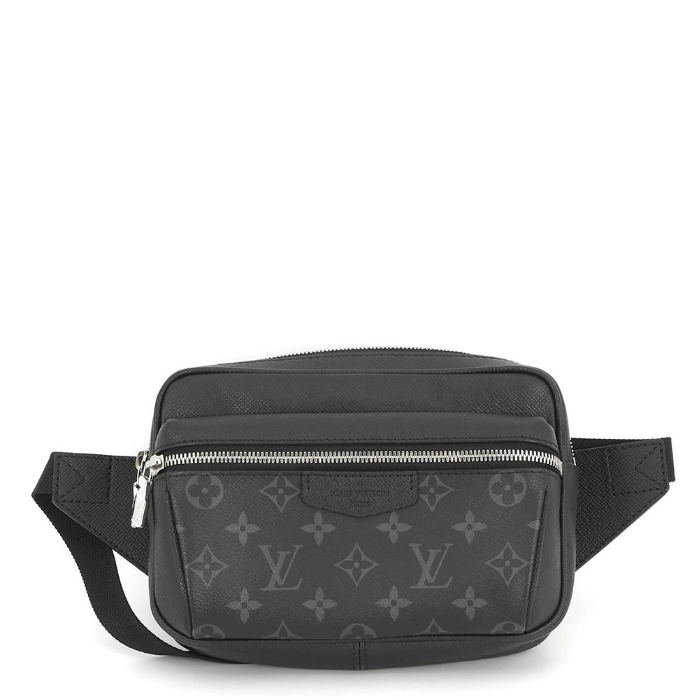 Louis Vuitton Body Bag Monogram Eclipse Black Taiga Bum Outdoor Black Taigarama